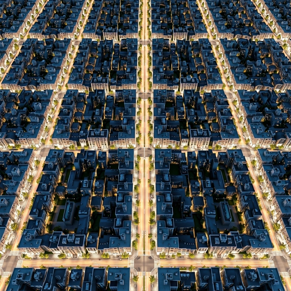 Urban grid visualization